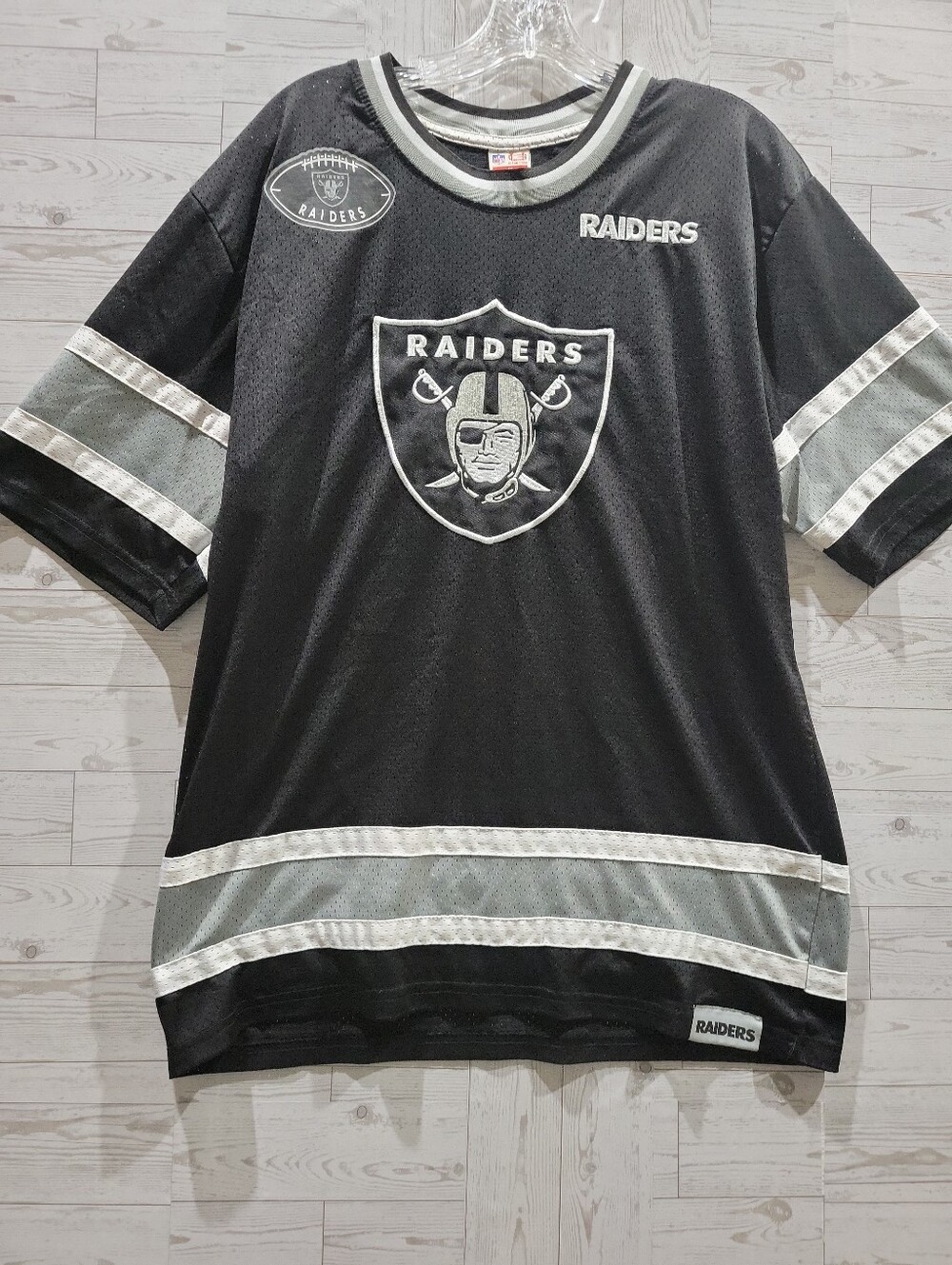Las Vegas Raiders Jersey Ultra Game NFL Mens Medium Black  Mesh Embroidered 2020
